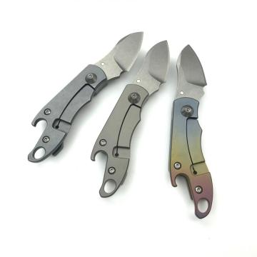 Titanium Handle Small Tactical Hunting Pocket Knife