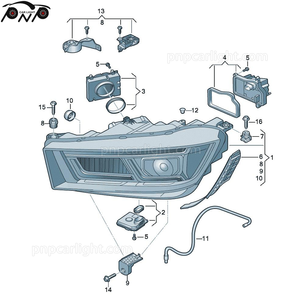 2017 Audi Q5 Headlight