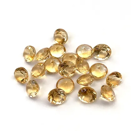 Yellow Crystal Mix Shape Loose Semi Precious Gemstones