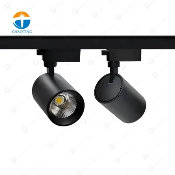 Customizable Contemporary Commercial LED Track Lighting - 165-240V 10W 20W 30W COB Spotlights
