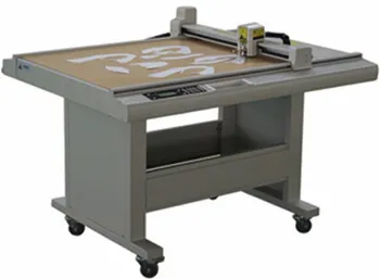 shoes pattern die cut plotter sample flat bed machine