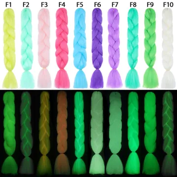 Luminous Braiding Hair Jumbo Stretched Synthetic Hair Extensions Synthetic For Women Braiding Hair