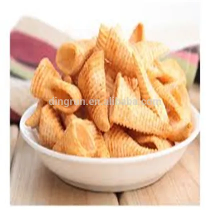 The fried snack food production line for bugle