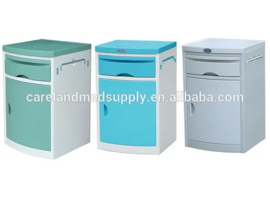 Light weight ABS plastic bedside cabinet table for hospital medical ward BEDSIDE LOCKERS