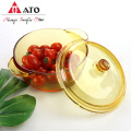 ATO resistente ao calor High Borossilicate Glass Bowl Salad Bowl