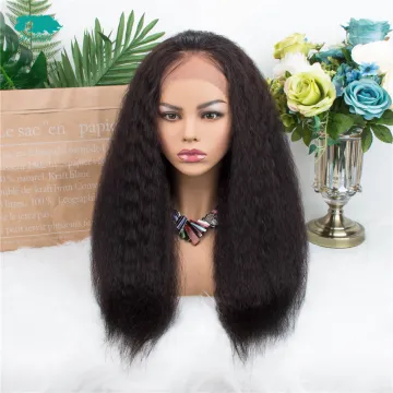 Wholesale black women human hair wigs with baby hair