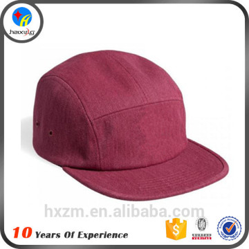 Hot Design Plain 5 Panel Cap Custom