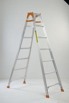 Double side aluminium herringbone ladder