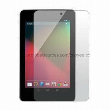 Screen Protector for Google Nexus 7-inch Tablet, Made of PET