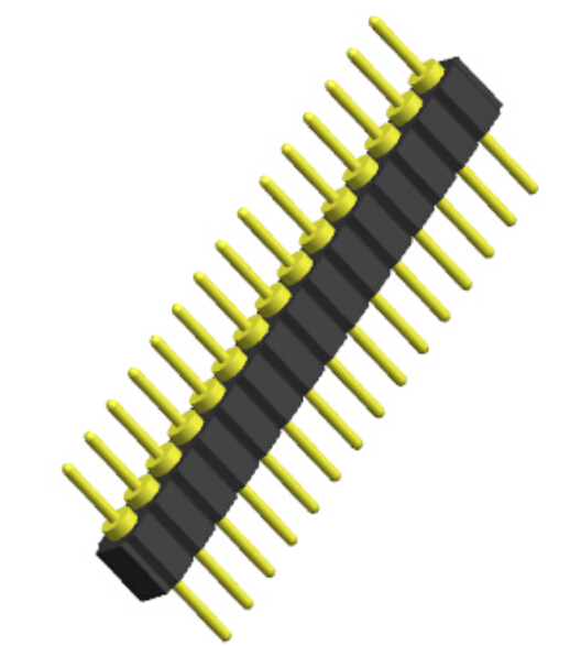 Konektor Pin Mesin Pitch 2,54 mm