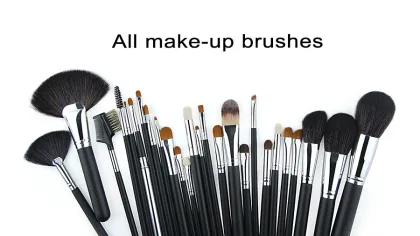 Cosmetics brush sets makeup goat hair private label