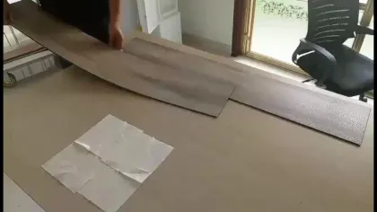 China supply Wood grain pvc Flooring plank Plastic pvc/wpc/vinyl Flooring