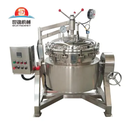 Industrial Jam Porridge Making Machine with High Density Pressure Cooker Pot