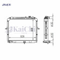 Radiateur du moteur 0k60a15200b Kia K2700 SD 2.7d 1999-