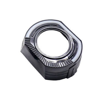 3 Inch Car Projector Lens Shrouds Cover RGBW LED Angel Eyes Halos with App Control for BMW