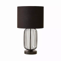 Industrial LED Cage Lamp Touch Dimmer Black