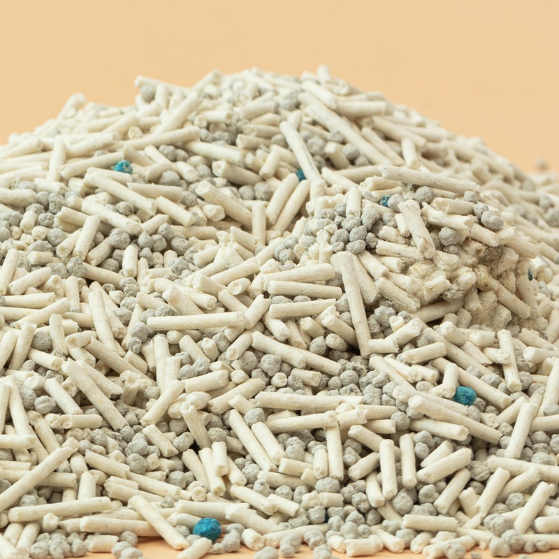 Mixed cat litter