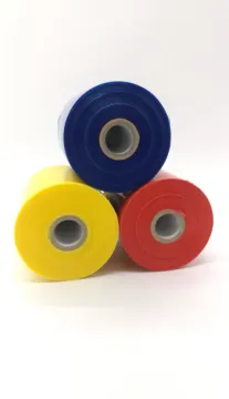 Colorful translucent handle stretch film