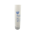 PE round white plastic cosmetic tube