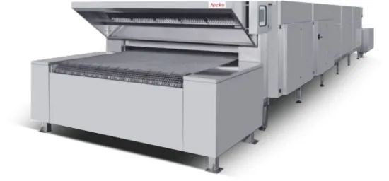 Bakery Bread Cake Biscuit Croissant Gas Tunnel Oven for Production Line