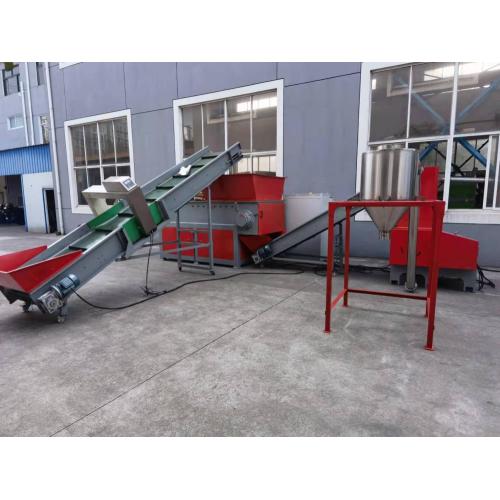 Shredder and Crusher Combination for Plastic recycling