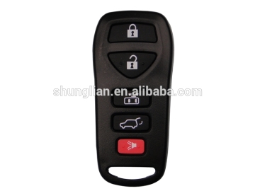 Nissan 5 buttons remote key case