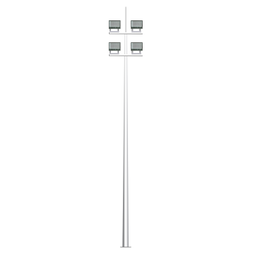 High Pole Light High Mast Lighting Poles led high mast light pole Supplier