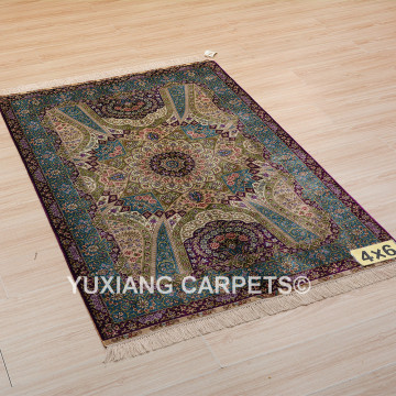 persian style genuine antique carpets silk handknotted turkish oriental rugs