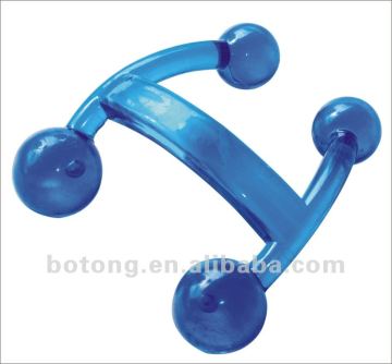 H Shape plastic massager