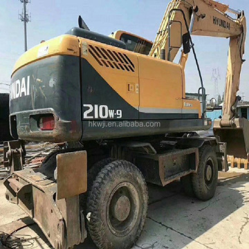 Second Hand Hyundai 210W Wheeled Excavator - Excellent Condition, Lowest Price