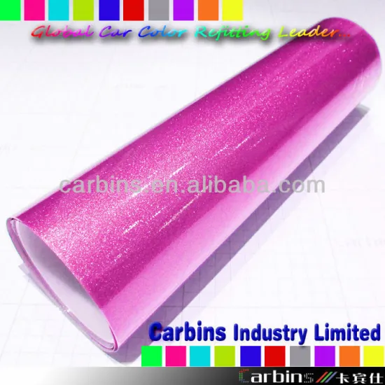 glossy glitter diamond vinyl wrap sticker 1.52*20m