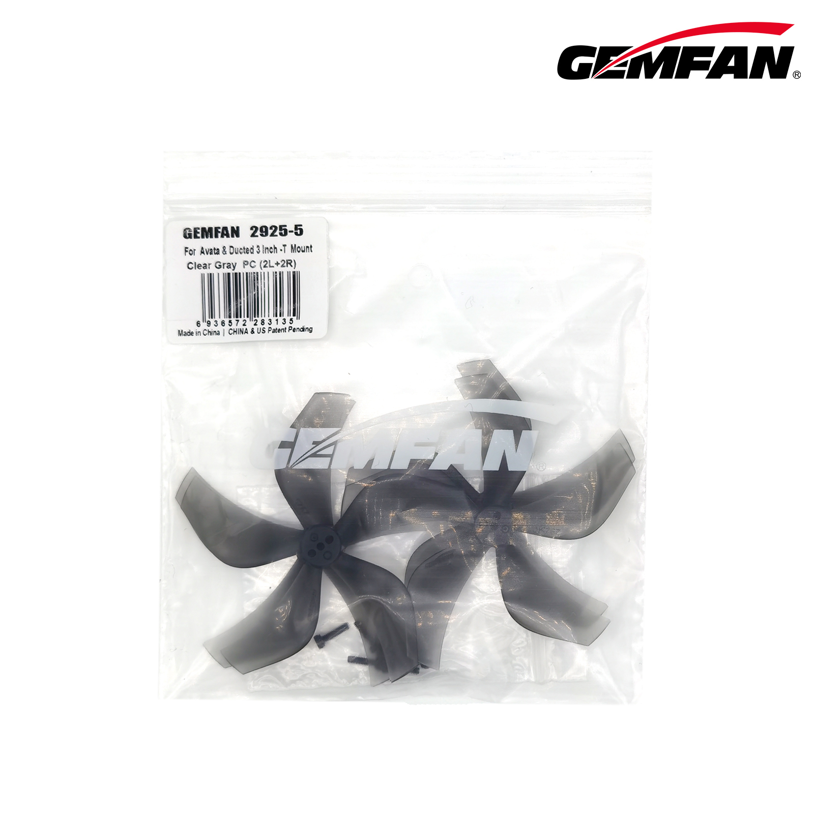 Gemfan 2925-5 Clear Grey 4