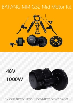 Center position bbshd conversion kit for fat tire electric bike