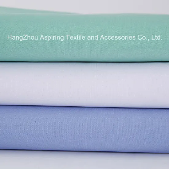 CVC 55/45 45X45 110X76 Carded and Combed Poplin Fabric