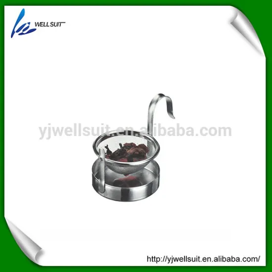 new design decorative stainless steel tea strainer