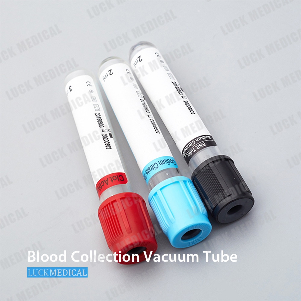 Recolección de sangre Tubo de vacío Pet/vidrio