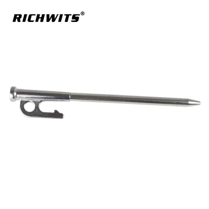 Stainless Steel Rotating Tent Peg Beach Peg Snow Peg