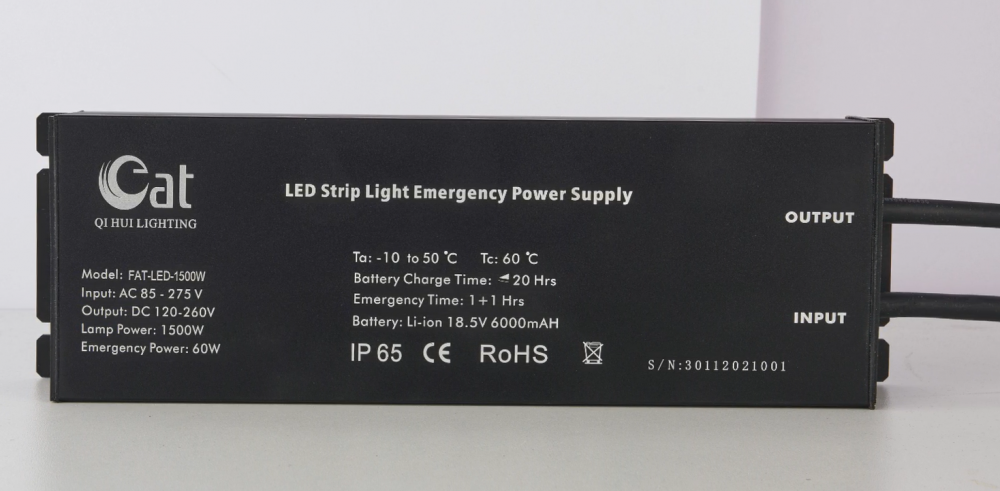 Outdoor waterproof LED emergency kit for LED strip