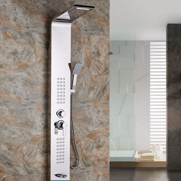 Hot Sales Modern Stainless Steel Thermostatic Bathroom Shower Panel
