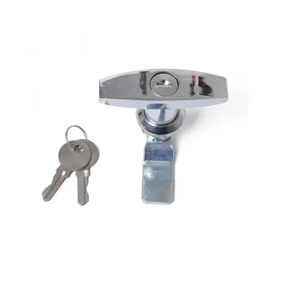 T Handle Lock Zinc Alloy Tool Box Garage Door T Lock for Trailer Caravan Canopy