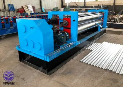Thin corrugated forming machine