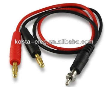 Charging cable 16AWG 30cm with glow plug