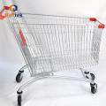 Large capacity European metal supermarket shopping Trolley