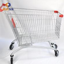 Gran capacidad Carrido de compras de supermercados de metal europeo