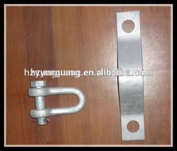 Steel Pole assembly electric utility pole accessories overhead line fitting power transimission line hardware fitting