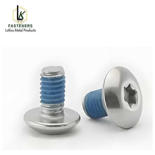 Машынныя шрубы з грыбападобнымі галоўкамі з шасціграннай прарэзам з нержавеючай сталі 18-8
