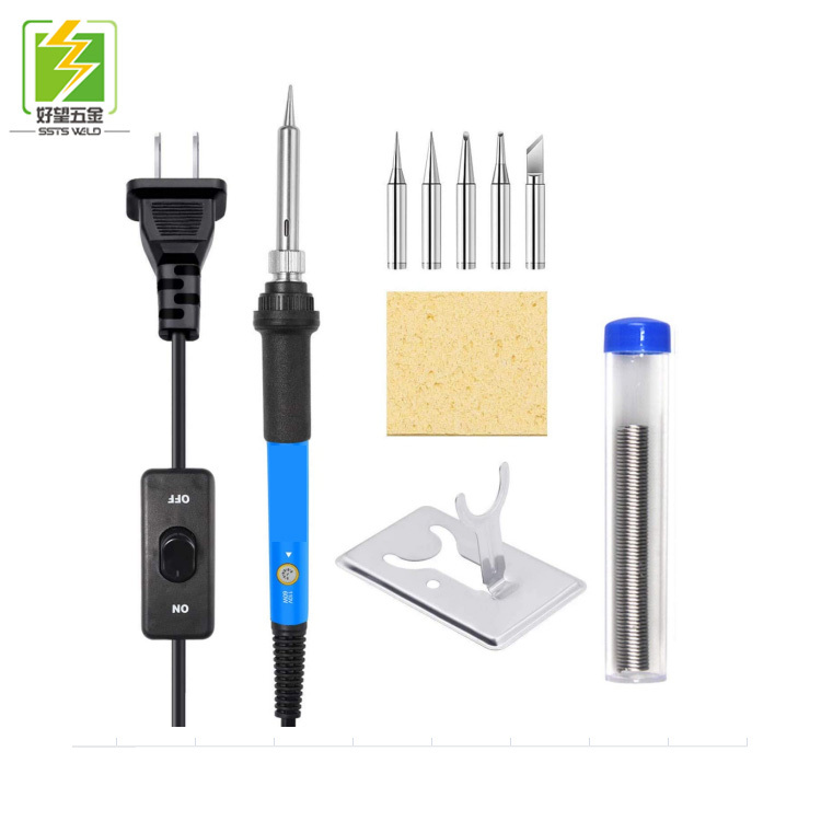 Soldering Iron Kit with ON-Off Switch - Rarlight 9pcs/set SSTS-SIS-0051A: Comprehensive Toolset for Your Soldering Needs