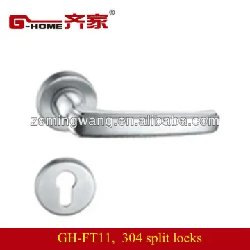 304 stainless steel split lock euro style handle lock