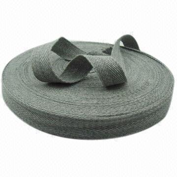 100% Polyester Twill Tape, Various Colors and Widths are Available