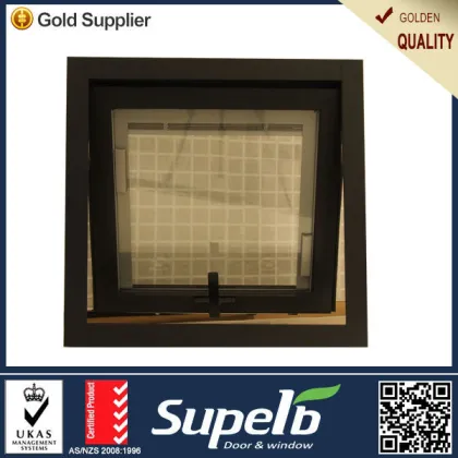 Superb cherry solid wood composite aluminium top hung window